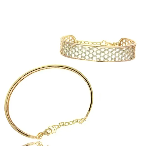 14Kt Yellow Gold Diamond Bangle Bracelet 1.50CTTW Lennon's W.B. Wilcox Jewelers New Hartford, NY