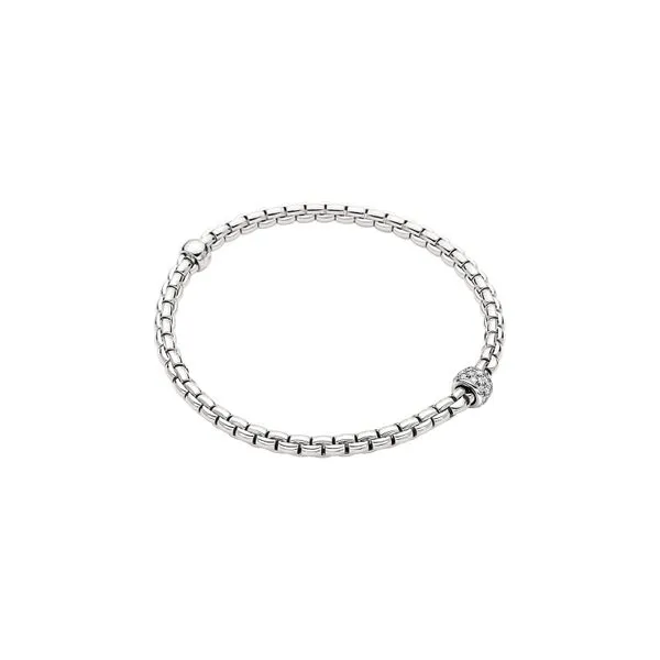 18Kt White Gold Bracelet Round Diamonds .19CTTW Lennon's W.B. Wilcox Jewelers New Hartford, NY