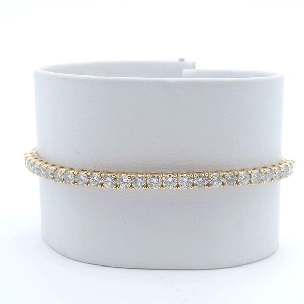 14KY FLEXI BRACELET WITH 2.91CTTW ROUND DIAMONDS Lennon's W.B. Wilcox Jewelers New Hartford, NY