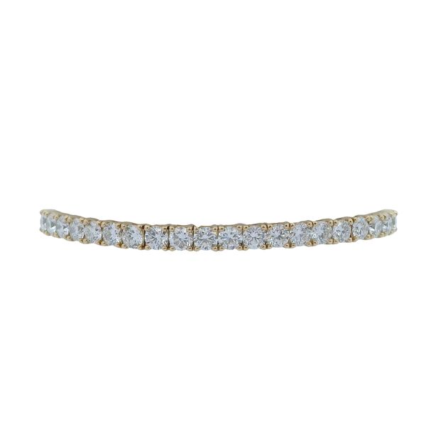 14KY DIAMOND FLEXI BANGLE WITH 5.08CTTW LAB GROWN DIAMONDS Lennon's W.B. Wilcox Jewelers New Hartford, NY