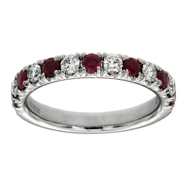 Alternating Ruby and Diamond Band Lennon's W.B. Wilcox Jewelers New Hartford, NY