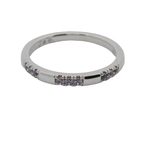 10K WG RING WITH 9 LAB ALEXANDRITE IN 3 SECTIONS OF 3     .11 CTTW Lennon's W.B. Wilcox Jewelers New Hartford, NY