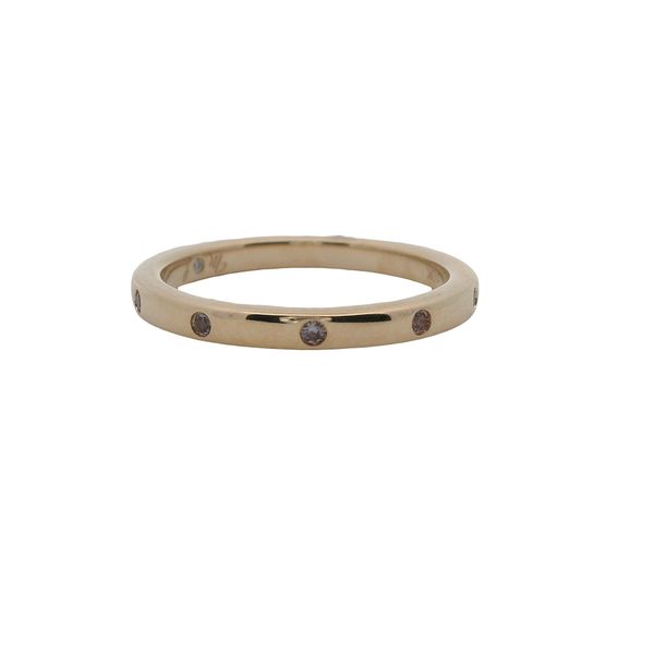 10K YG 5 STONE LAB CREATED ALEXANDRITE BAND  .05 CTTW Lennon's W.B. Wilcox Jewelers New Hartford, NY