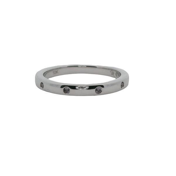 10K WG 5 STONE LAB CREATED ALEXANDRITE BAND  .05 CTTW Lennon's W.B. Wilcox Jewelers New Hartford, NY