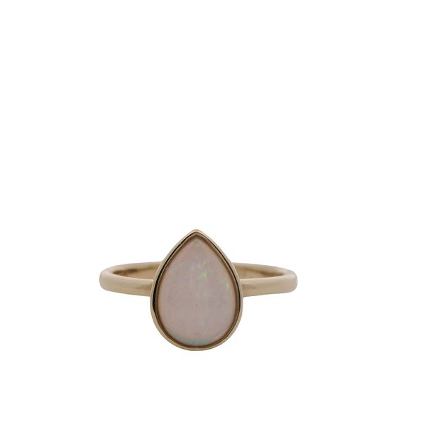 14K YG AUSTRALIAN OPAL RING  1.16 CTTW Lennon's W.B. Wilcox Jewelers New Hartford, NY