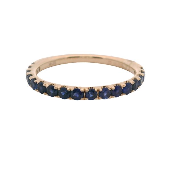 14K YG  STACKABLE SAPPHIRE BAND .72 CTTW Lennon's W.B. Wilcox Jewelers New Hartford, NY
