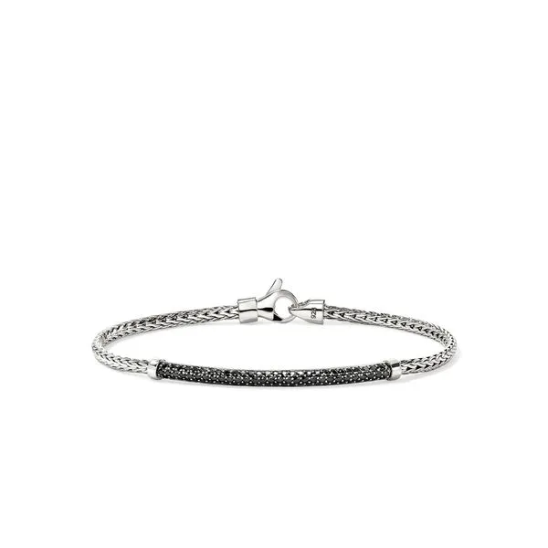 Silver Bracelet with Black Sapphires Lennon's W.B. Wilcox Jewelers New Hartford, NY