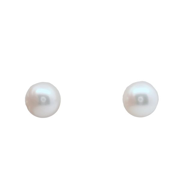 14K WG 6.5-7 MM CULT PEARL AAA STUD EARRINGS Lennon's W.B. Wilcox Jewelers New Hartford, NY