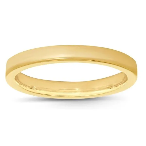 14KT YG SOFT EDGE PLAIN BAND Lennon's W.B. Wilcox Jewelers New Hartford, NY
