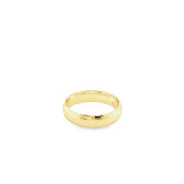 14K YELLOW GOLD 5MM COMFORT FIT WEDDING BAND Lennon's W.B. Wilcox Jewelers New Hartford, NY