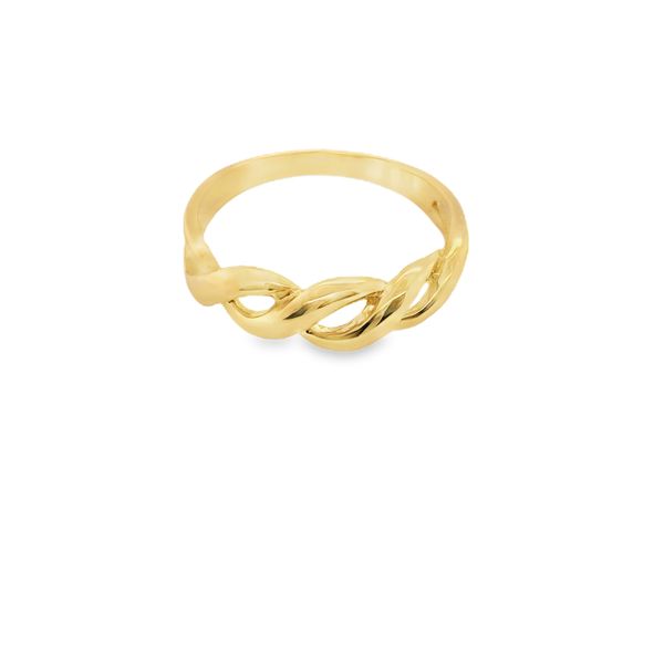 14KT YELLOW GOLD LADIES FASHION FREEFORM KNOT RING Lennon's W.B. Wilcox Jewelers New Hartford, NY