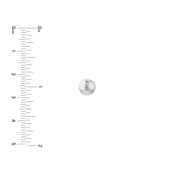 14Kt White Gold 7MM Ball Stud Earrings Image 2 Lennon's W.B. Wilcox Jewelers New Hartford, NY