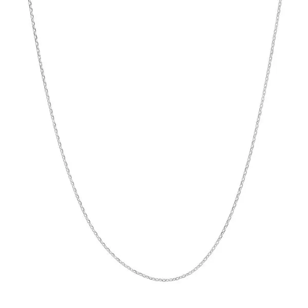 14Kt White Gold Diamond Cut Cable Chain Lennon's W.B. Wilcox Jewelers New Hartford, NY