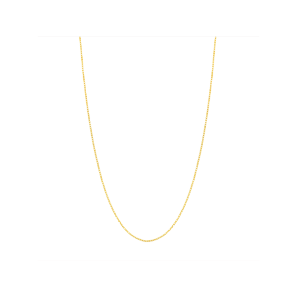 14K YELLOW GOLD ADJ. LENGTH BOX CHAIN WITH LOBSTER CLAW   1.75 GM Lennon's W.B. Wilcox Jewelers New Hartford, NY
