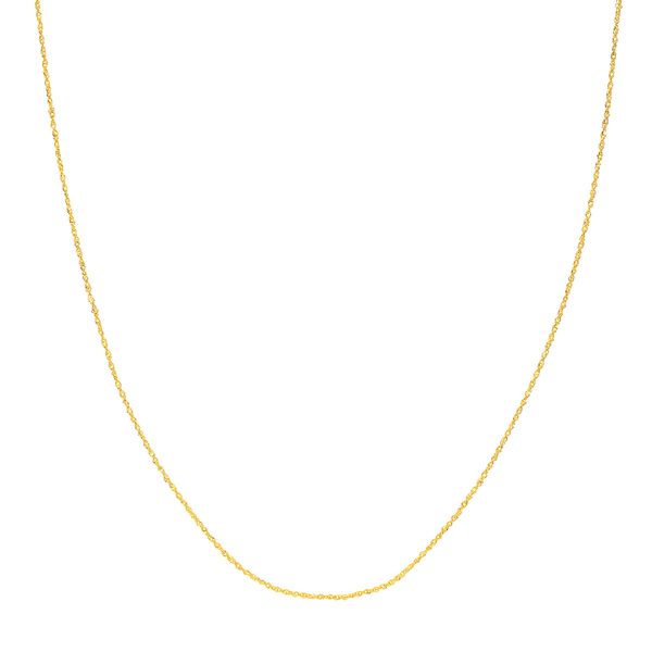 14KY 16"  SPARKLE SINGAPORE CHAIN WITH LOBSTER CLASP 1.15MM Lennon's W.B. Wilcox Jewelers New Hartford, NY
