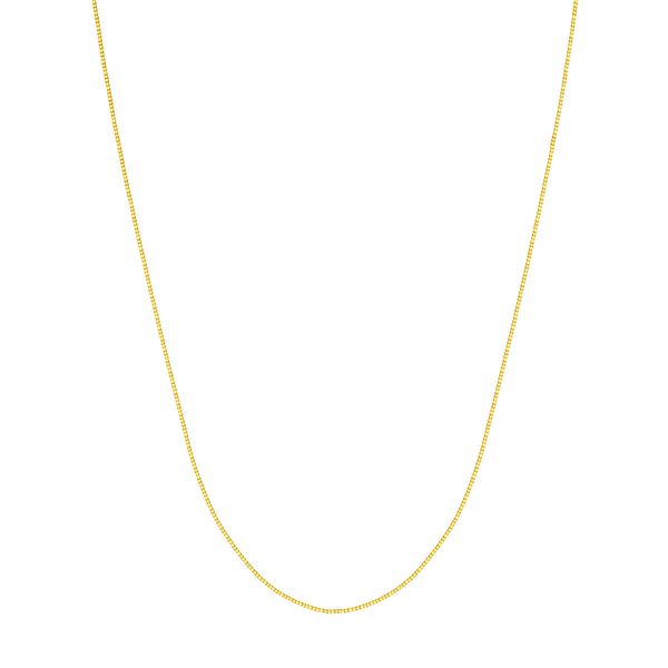 14KYG 16"  BOX CHAIN W/ LOBSTER 1.20 GMS Lennon's W.B. Wilcox Jewelers New Hartford, NY