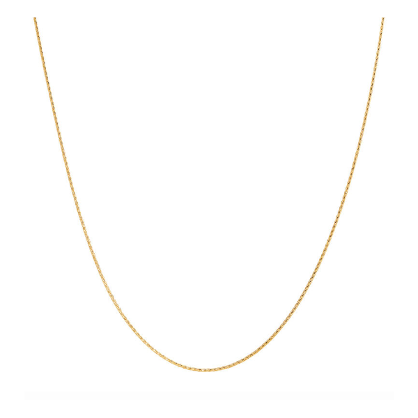 14KT YG 18"  .75MM SOLID WHEAT CHAIN 18 INCHES 020 GAUGE Lennon's W.B. Wilcox Jewelers New Hartford, NY