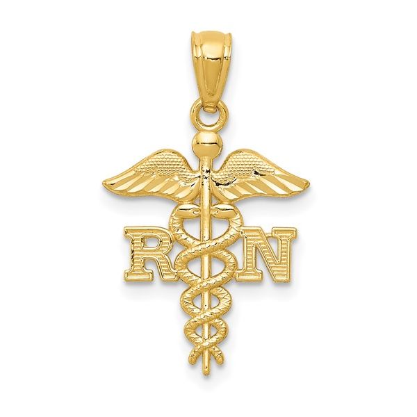 14KT YG RN PENDANT Lennon's W.B. Wilcox Jewelers New Hartford, NY