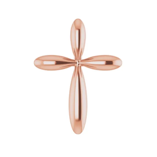 14KR POLISHED CROSS 17 X 13.01MM Lennon's W.B. Wilcox Jewelers New Hartford, NY