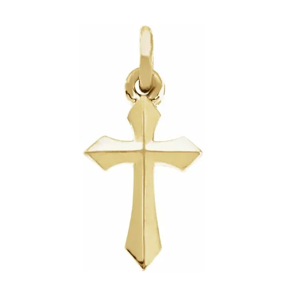 14KT YG CROSS PENDANT Lennon's W.B. Wilcox Jewelers New Hartford, NY