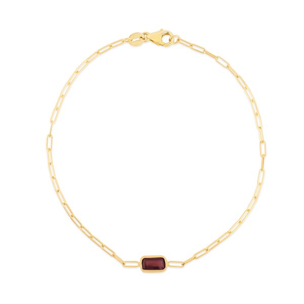 Baguette Garnet Bracelet  Lennon's W.B. Wilcox Jewelers New Hartford, NY