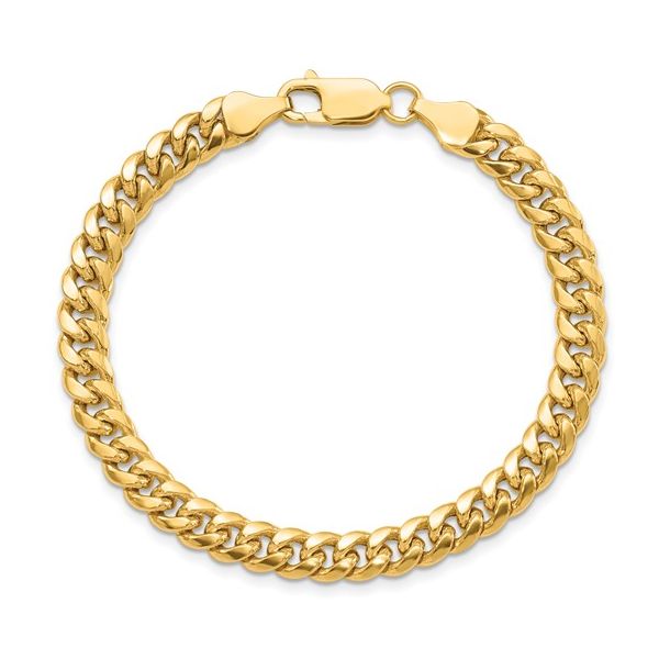 14KT 6.75MM SEMI-SOLID MIAMI CUBAN CHAIN Lennon's W.B. Wilcox Jewelers New Hartford, NY
