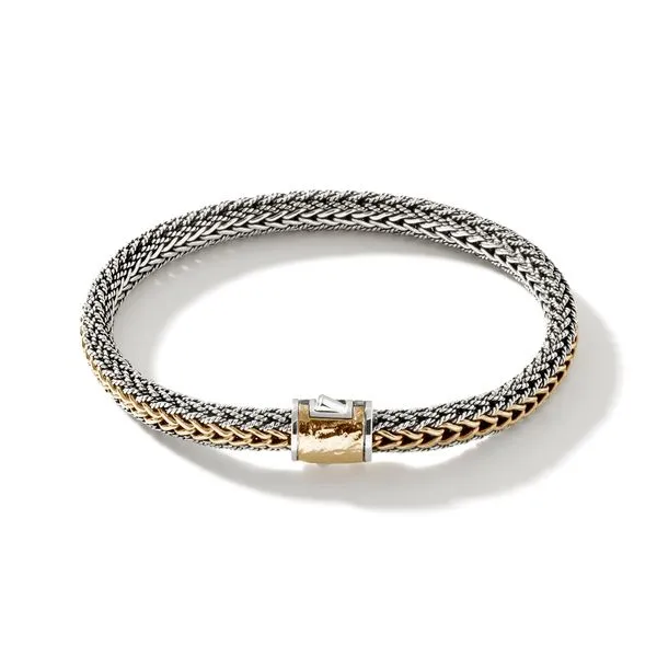 ICON 18Kt Yellow Gold and Silver Bracelet Lennon's W.B. Wilcox Jewelers New Hartford, NY