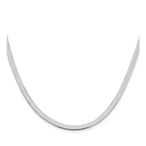 Sterling Silver 3.25MM Herringbone Chain Lennon's W.B. Wilcox Jewelers New Hartford, NY