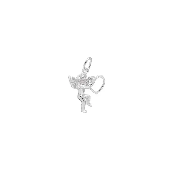 SS ANGEL WITH HEART CHARM Lennon's W.B. Wilcox Jewelers New Hartford, NY