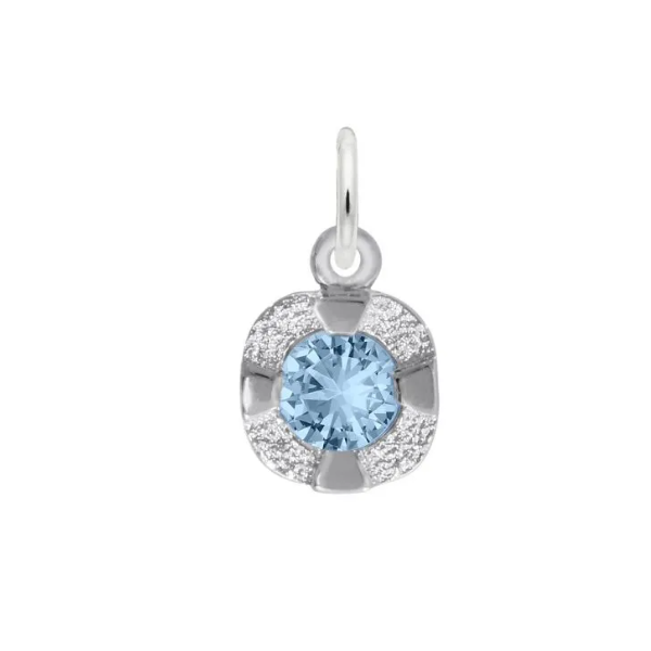 SS DECEMBER PETITE BIRTHSTONE CHARM Lennon's W.B. Wilcox Jewelers New Hartford, NY