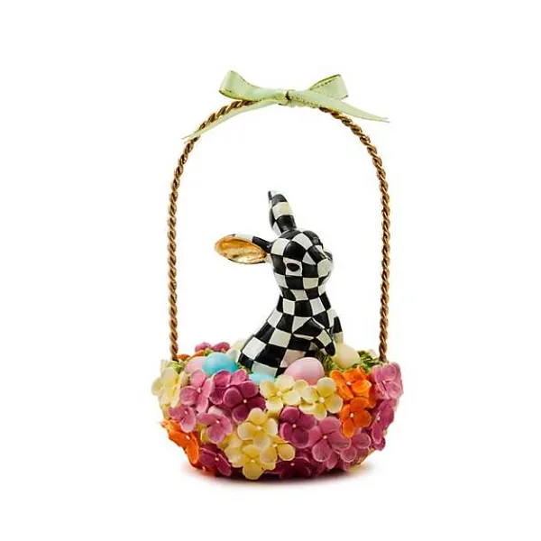 MACKENZIE-CHILDS CAILCO HYDRANGEA BUNNY BASKET Lennon's W.B. Wilcox Jewelers New Hartford, NY