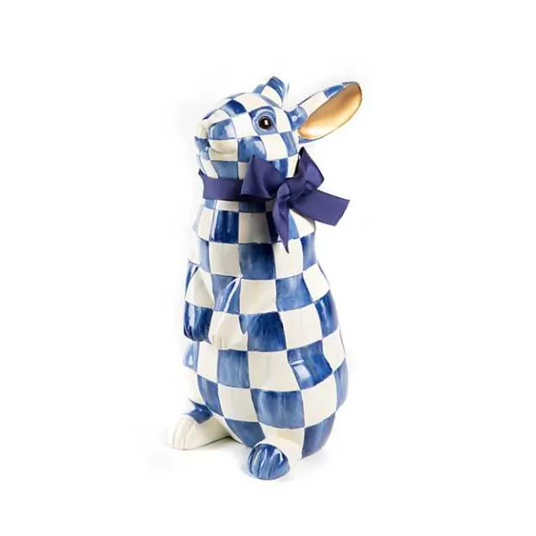MACKENZIE-CHILDS ROYAL CHECK STANDING BUNNY Lennon's W.B. Wilcox Jewelers New Hartford, NY