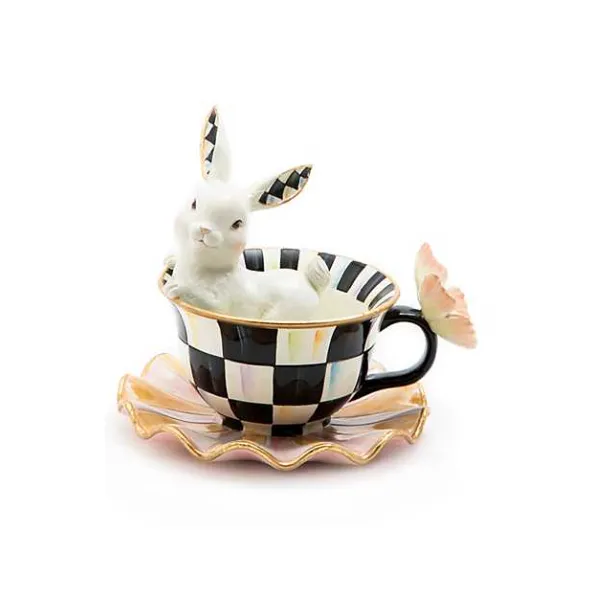 MACKENZIE-CHILDS TEACUP BUNNY Lennon's W.B. Wilcox Jewelers New Hartford, NY