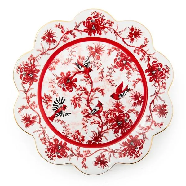 CARDINAL TOILE DINNER PLATE Lennon's W.B. Wilcox Jewelers New Hartford, NY