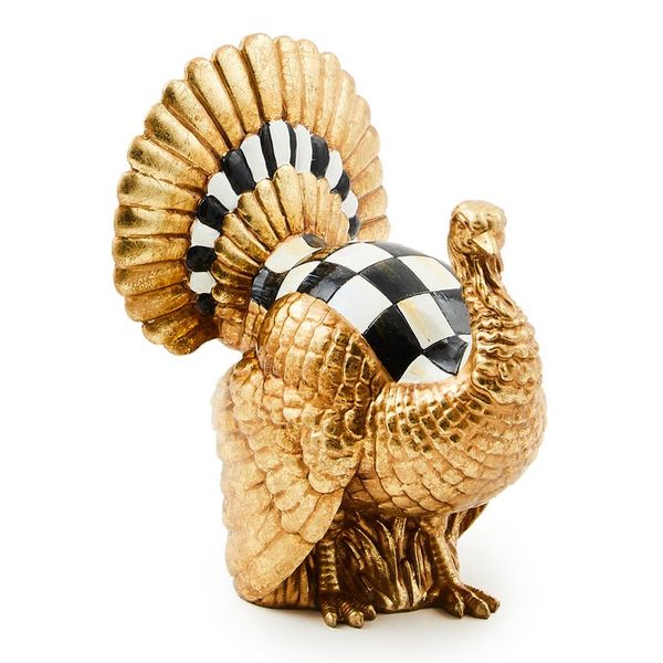 COURTLY CHECK MINI GOLD TURKEY FIGURINE Lennon's W.B. Wilcox Jewelers New Hartford, NY