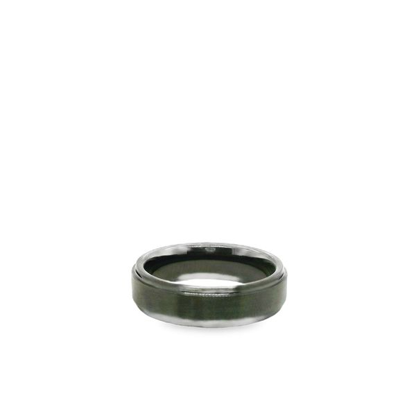 6MM BLACK CERAMIC SATIN CENTER FULL SATIN Lennon's W.B. Wilcox Jewelers New Hartford, NY