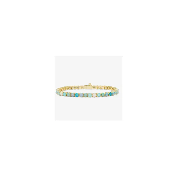 GRAND HIERESS OMBRE TENNIS BRACELET 18K GOLD PLATED OVER BRASS Lennon's W.B. Wilcox Jewelers New Hartford, NY