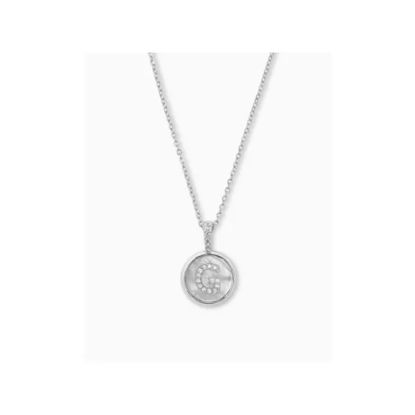 BABY LOVE LETTERS MEDALLION NECKLACE - LETTER "G" Lennon's W.B. Wilcox Jewelers New Hartford, NY