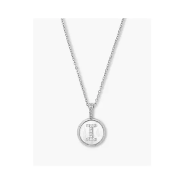 BABY LOVE LETTERS MEDALLION NECKLACE - LETTER "I" Lennon's W.B. Wilcox Jewelers New Hartford, NY