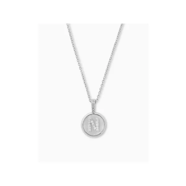 BABY LOVE LETTERS MEDALLION NECKLACE - LETTER "N" Lennon's W.B. Wilcox Jewelers New Hartford, NY