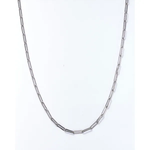 BABY SAMANTHA PAPERCLIP CHAIN NECKLACE GOLD PLATED OVER BRASS ADJUSTABLE Lennon's W.B. Wilcox Jewelers New Hartford, NY