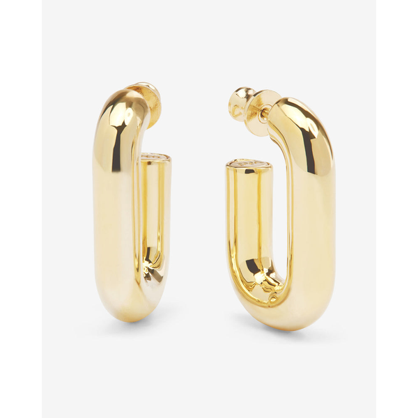 LIL FRANKIE CHAIN HUGGIES  18K GOLD PLATED OVER BRASS Lennon's W.B. Wilcox Jewelers New Hartford, NY