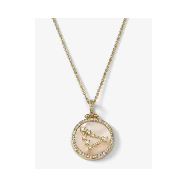 ZODIAC CONSTELLATION NECKLACE - CAPRICORN 18Kt Gold Plated Over Brass Lennon's W.B. Wilcox Jewelers New Hartford, NY