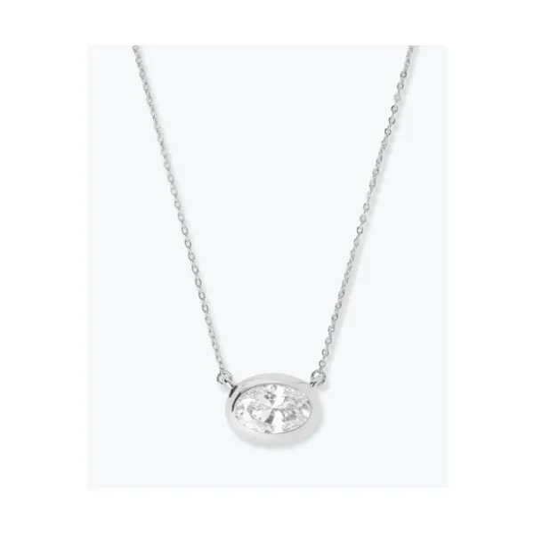 SHE'S A BOSS PENDANT NECKLACE SILVER PLATED OVER BRASS Lennon's W.B. Wilcox Jewelers New Hartford, NY
