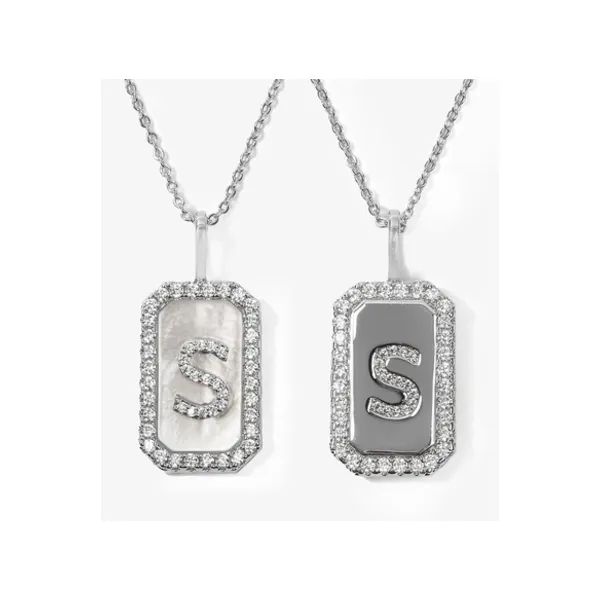 LOVE LETTERS DOUBLE-SIDED NECKLACE - LETTER "S" Lennon's W.B. Wilcox Jewelers New Hartford, NY