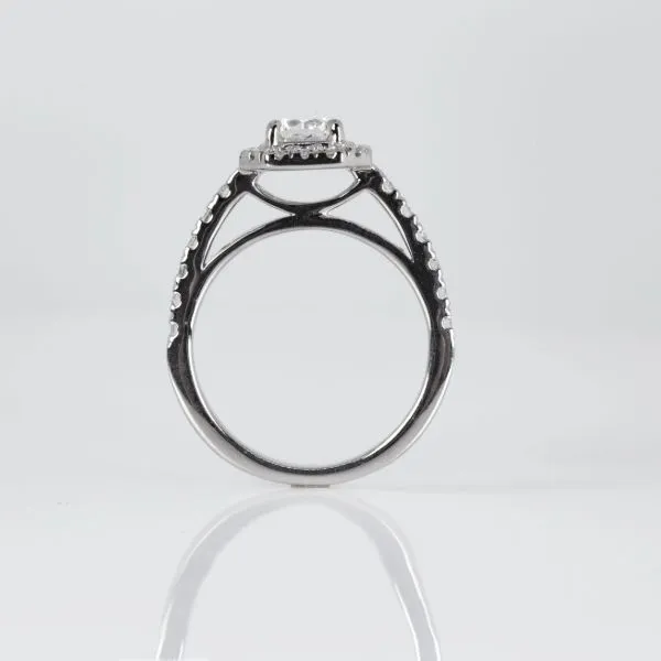18K White Gold Internally Flawless Flanders Cut Diamond Engagement Ring Image 3 Les Olson Jewelers Palm Harbor, FL