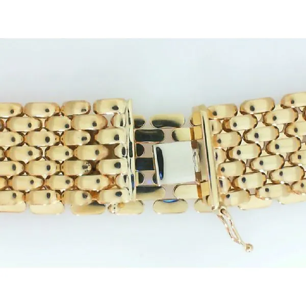 14K Yellow Gold 4 Row  Panther Bracelet Image 3 Les Olson Jewelers Palm Harbor, FL