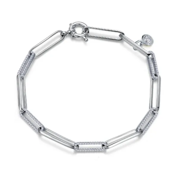 SILVER BRACELET WITH GEMSTONES Image 2 Les Olson Jewelers Palm Harbor, FL