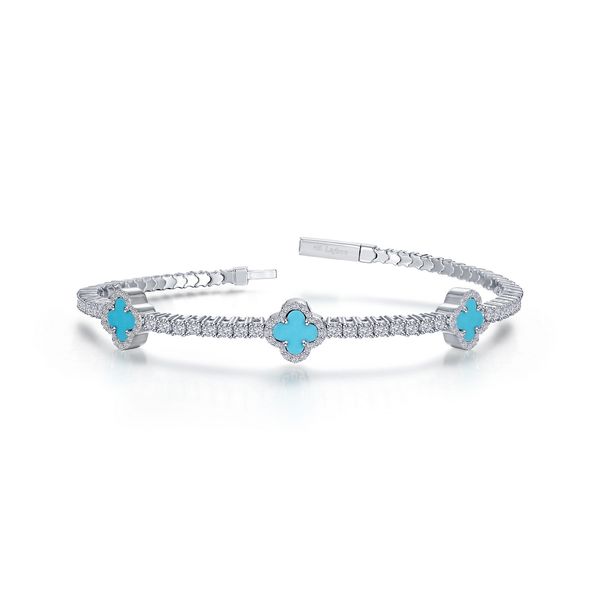 SILVER BRACELET WITH GEMSTONES Les Olson Jewelers Palm Harbor, FL
