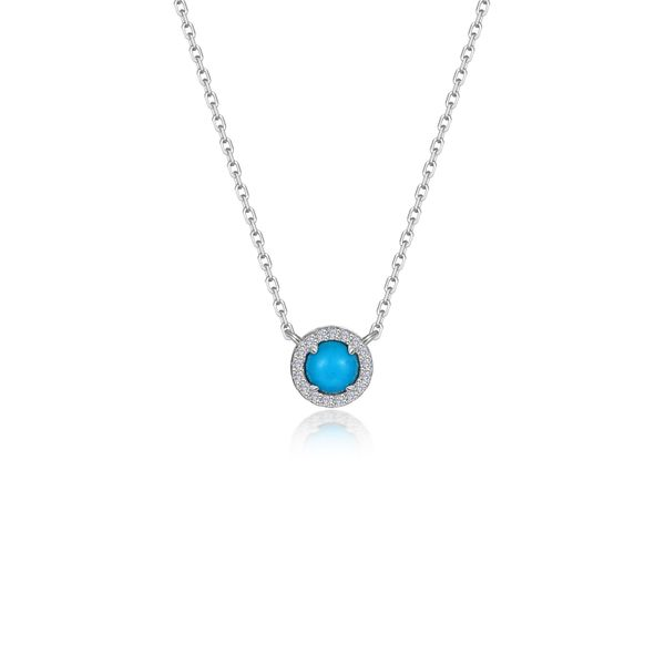 Silver pendant with gemstone Les Olson Jewelers Palm Harbor, FL